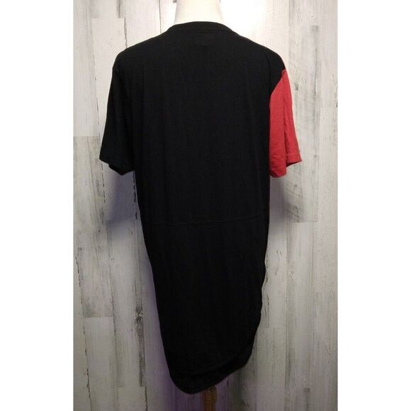 Rise As 1NE Red Zip Up Long T-Shirt Exclusive Design Men's Size 2XL Casual - Picture 3 of 8